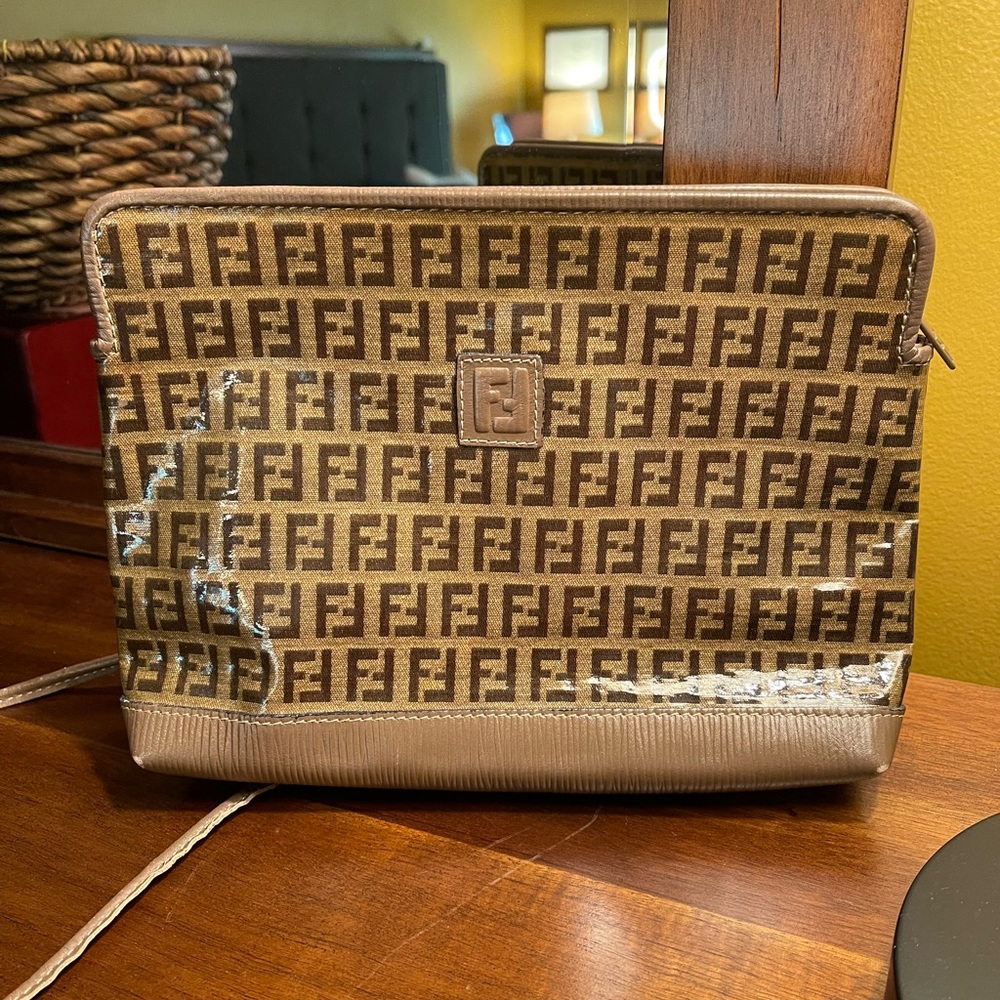 Authentic Fendi Vintage Crossbody/Clutch Handbag
